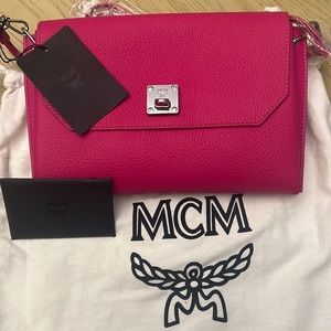 Mcm Crossbody In Pink
